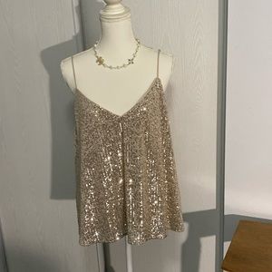 Banana Republic sequined camisole